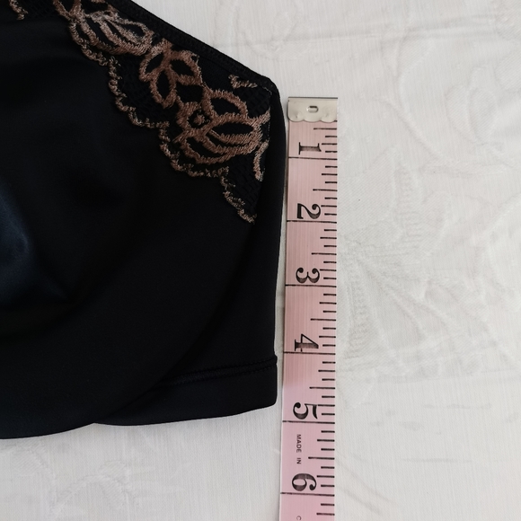 Wonder Bra Black Embroidered Bra Size 38DD - Picture 8 of 9